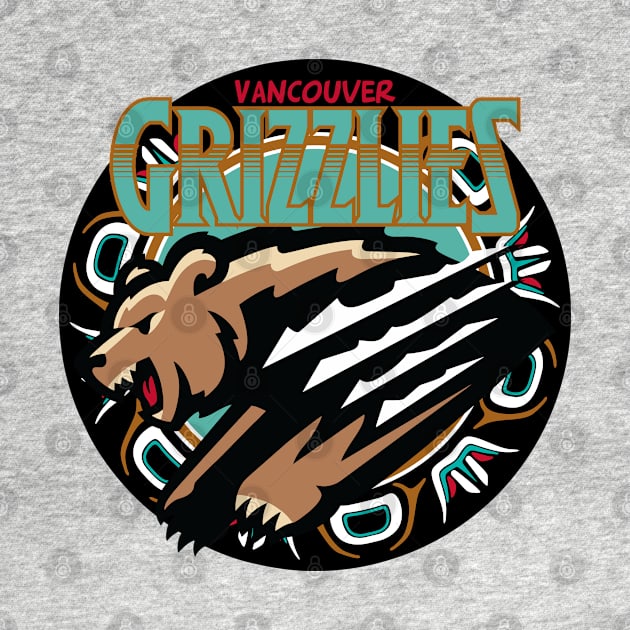 Vancouver Grizzlies Retro by Litaru